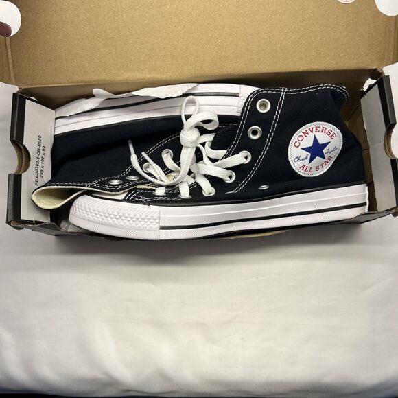 Converse High Tops Chuck Taylor Black/White Men/Boys Size 4.5 Women 6.5 NEW - Picture 9 of 9